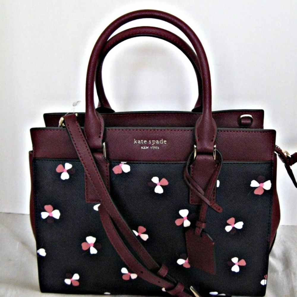 Kate Spade Bag Cameron Medium Satchel dusk buds - Picture 4 of 8